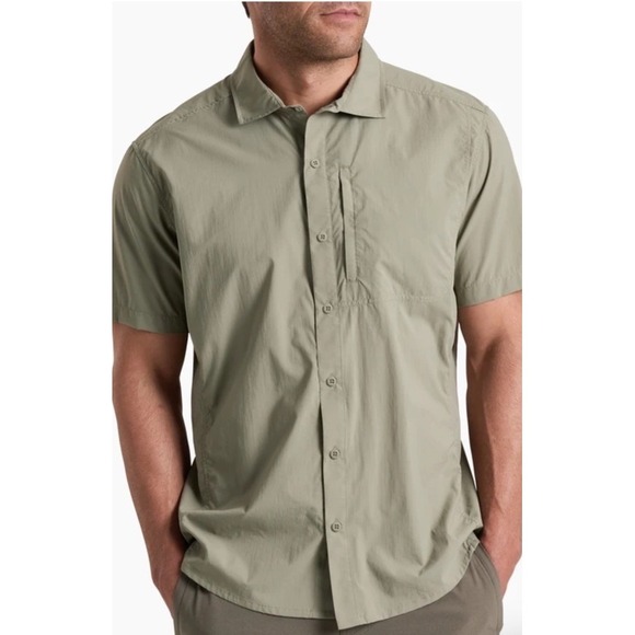 Kuhl Other - KUHL Men's Driftr Short-Sleeve Shirt /Small Spanish Moss UPF 50+New